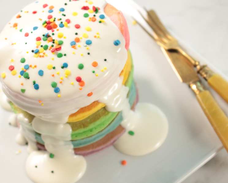 Rainbow Pancakes